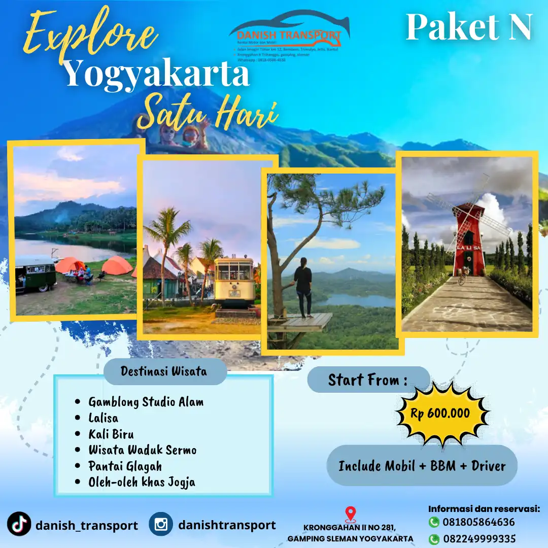 PAKET N WISATA JOGJA 1 DAY
